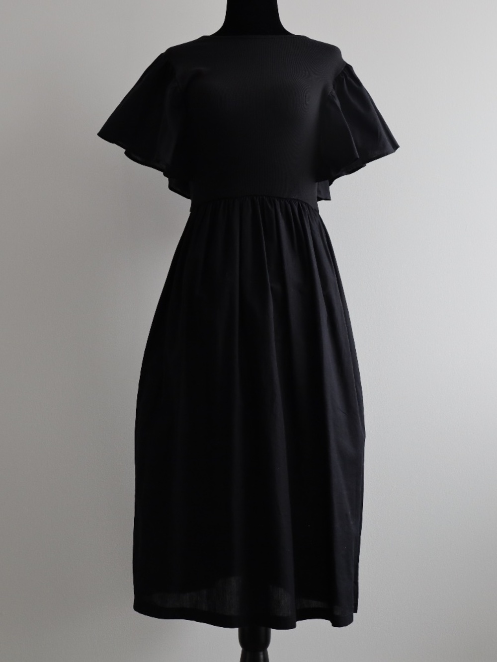 Zara Black Ruffle Dress